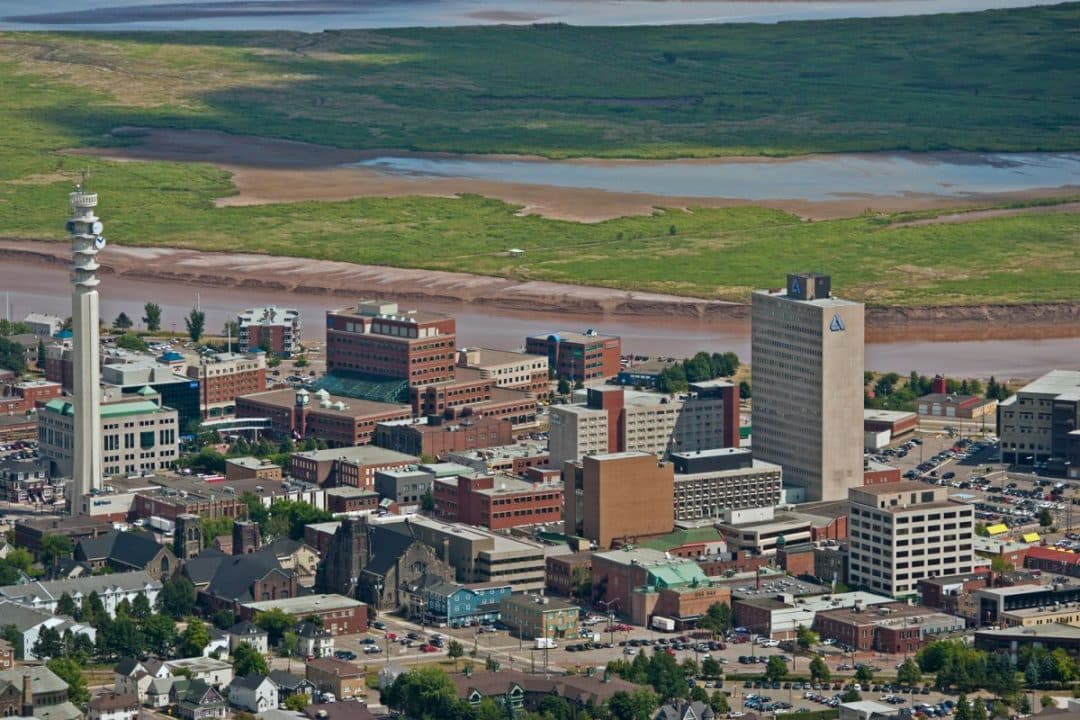 Moncton cityscape