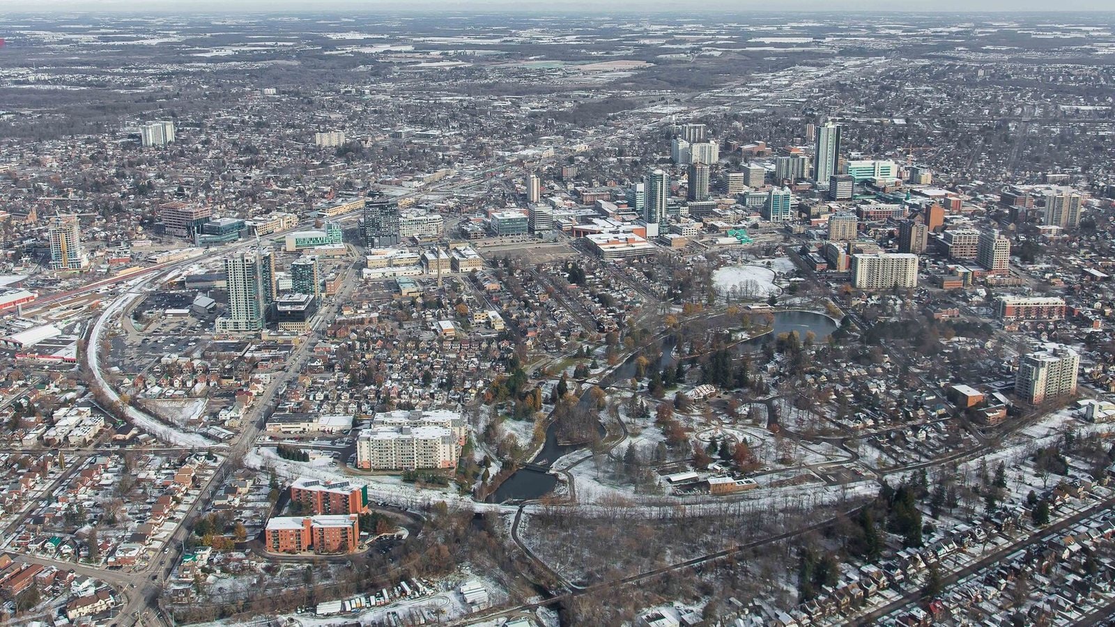 Kitchener-Cambridge-Waterloo cityscape