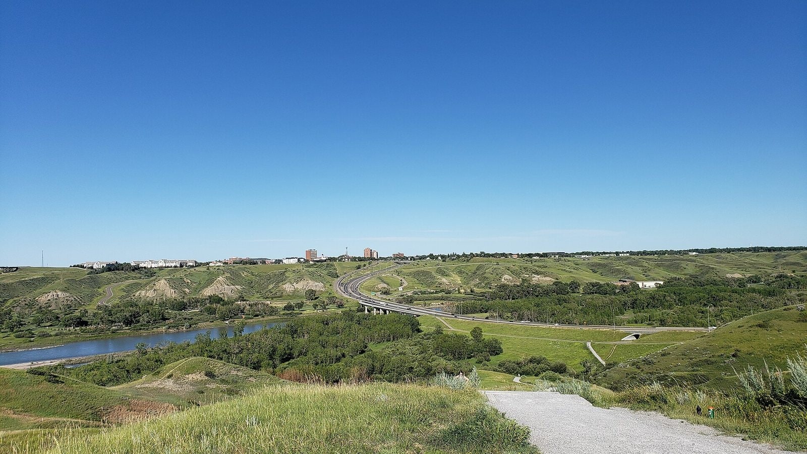 Lethbridge cityscape